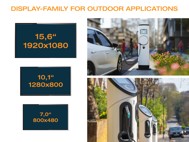 Display-Family for outdoor applications